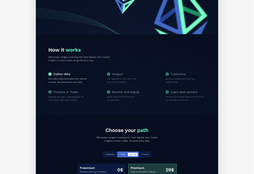 Nerd Signals : AI Trading Platform